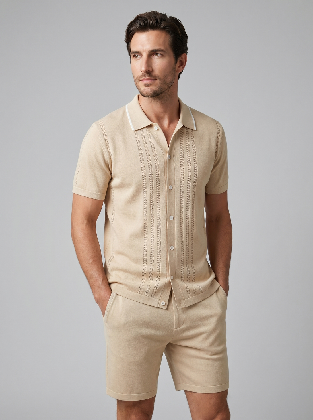 Men's Loungewear Knit Two-Piece Set