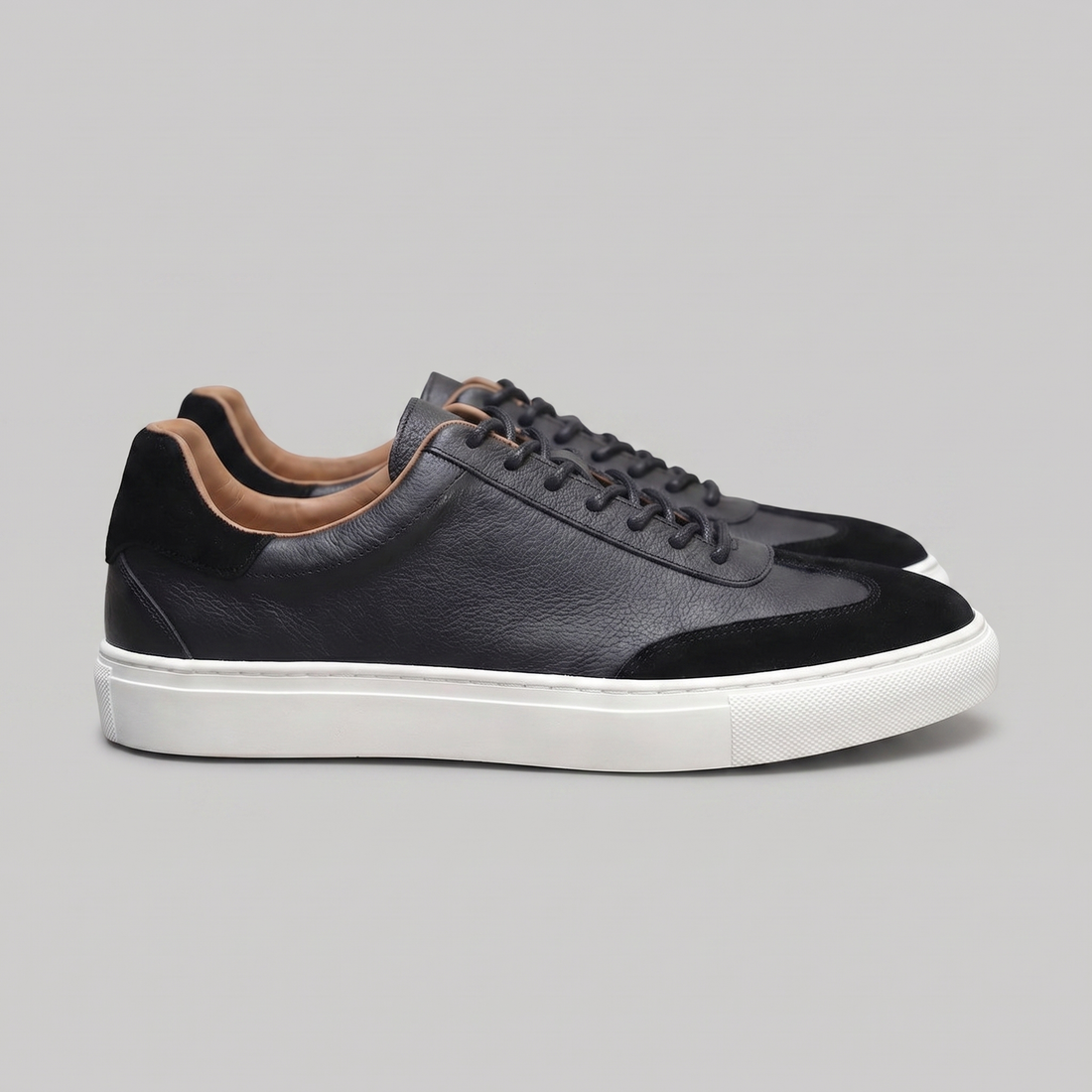 Men's Low-Top Leather Sneakers