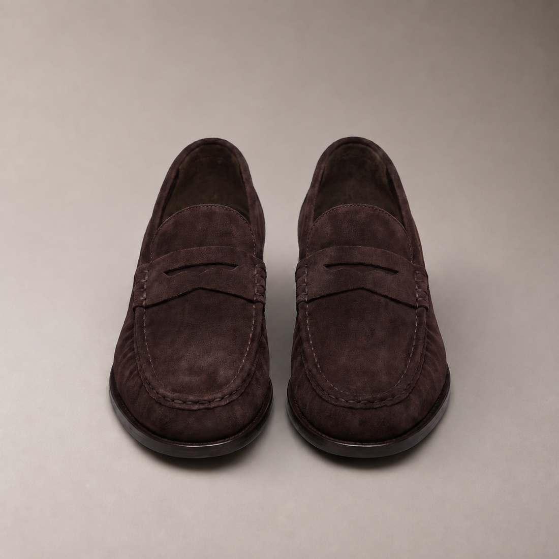 Men's Microfiber Penny Loafers