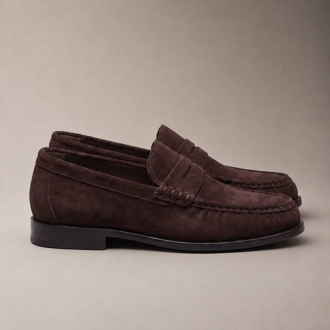 Men's Microfiber Penny Loafers