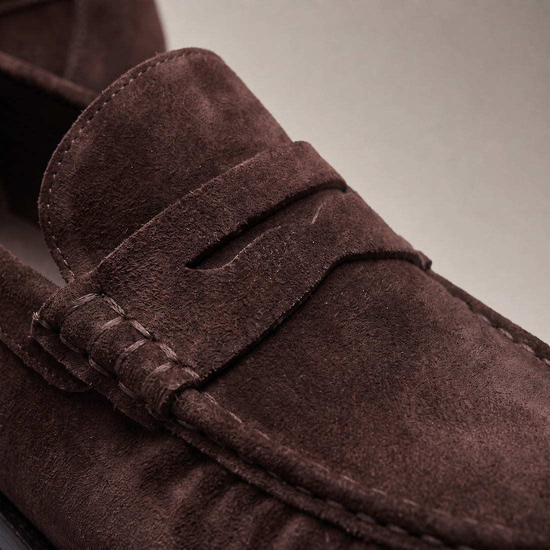 Men's Microfiber Penny Loafers