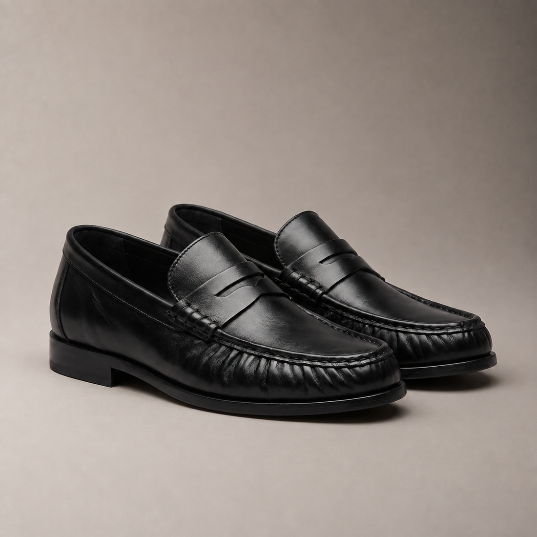 Men's Microfiber Penny Loafers
