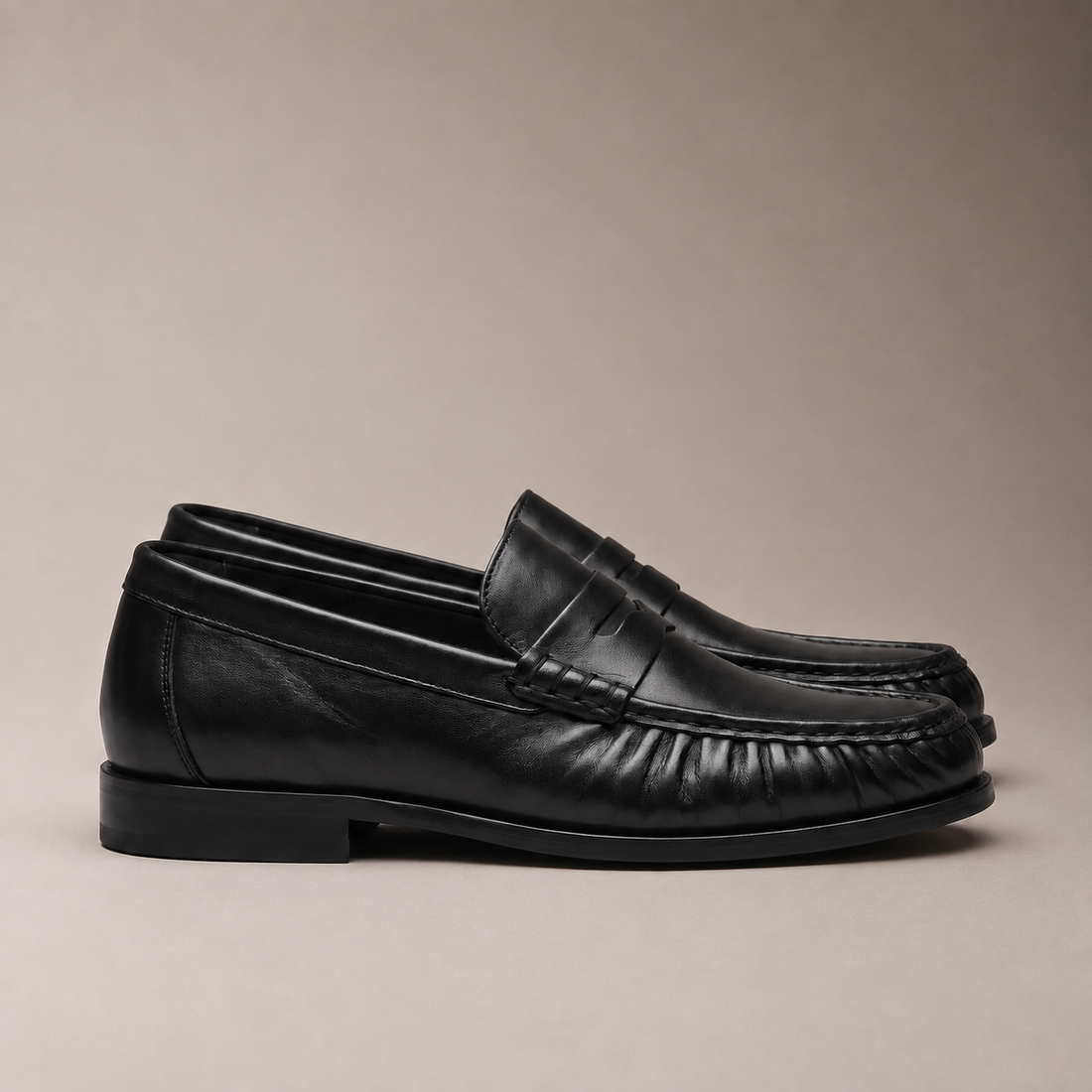 Men's Microfiber Penny Loafers