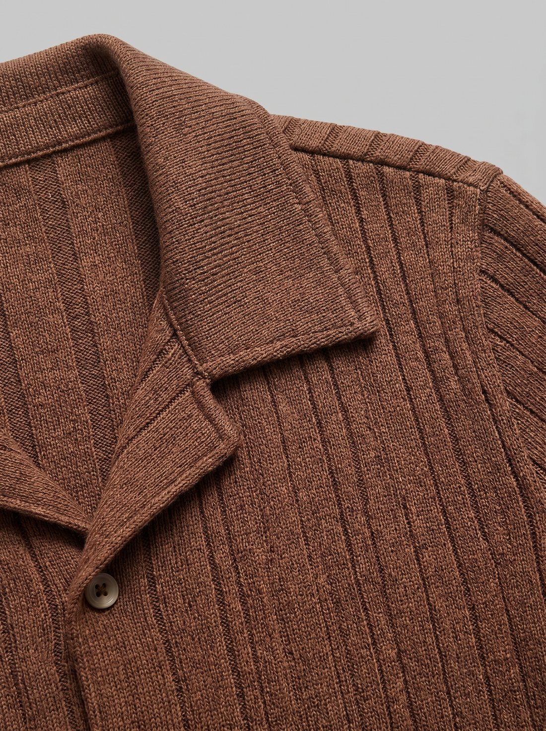 Men's Open-Knit Shirt and Trousers Set