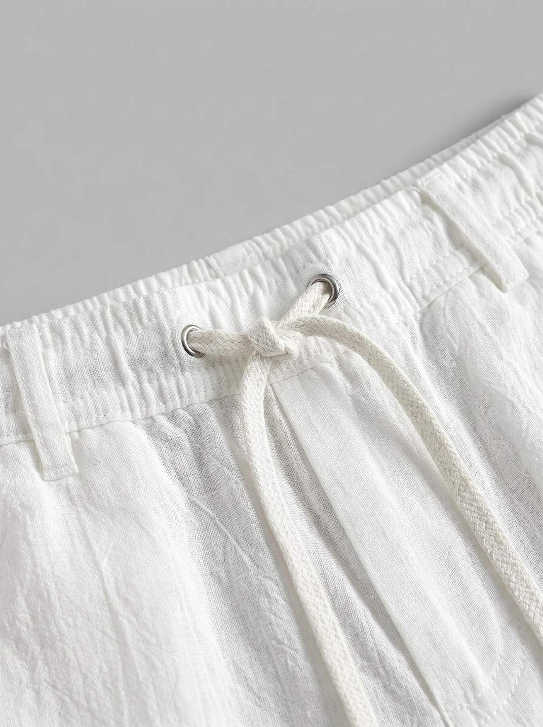 Men's Open-Knit Shirt and Trousers Set
