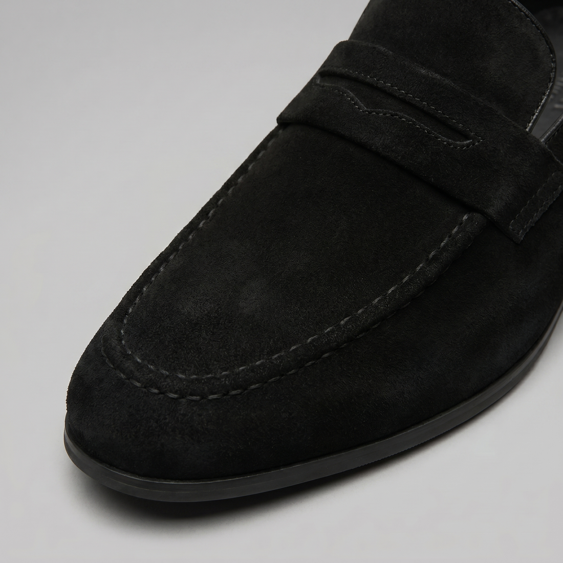 Men's Suede Penny Loafers