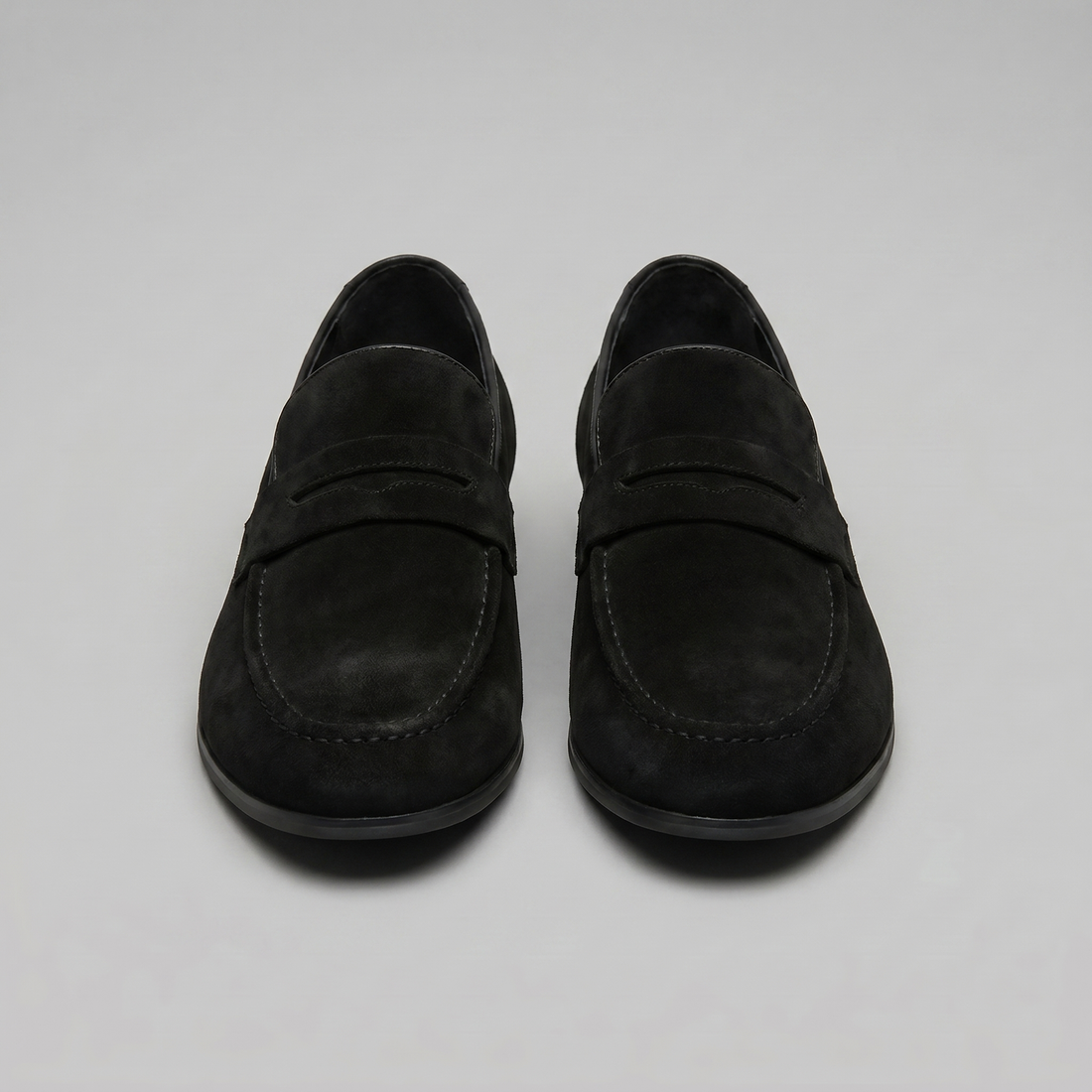 Men's Suede Penny Loafers