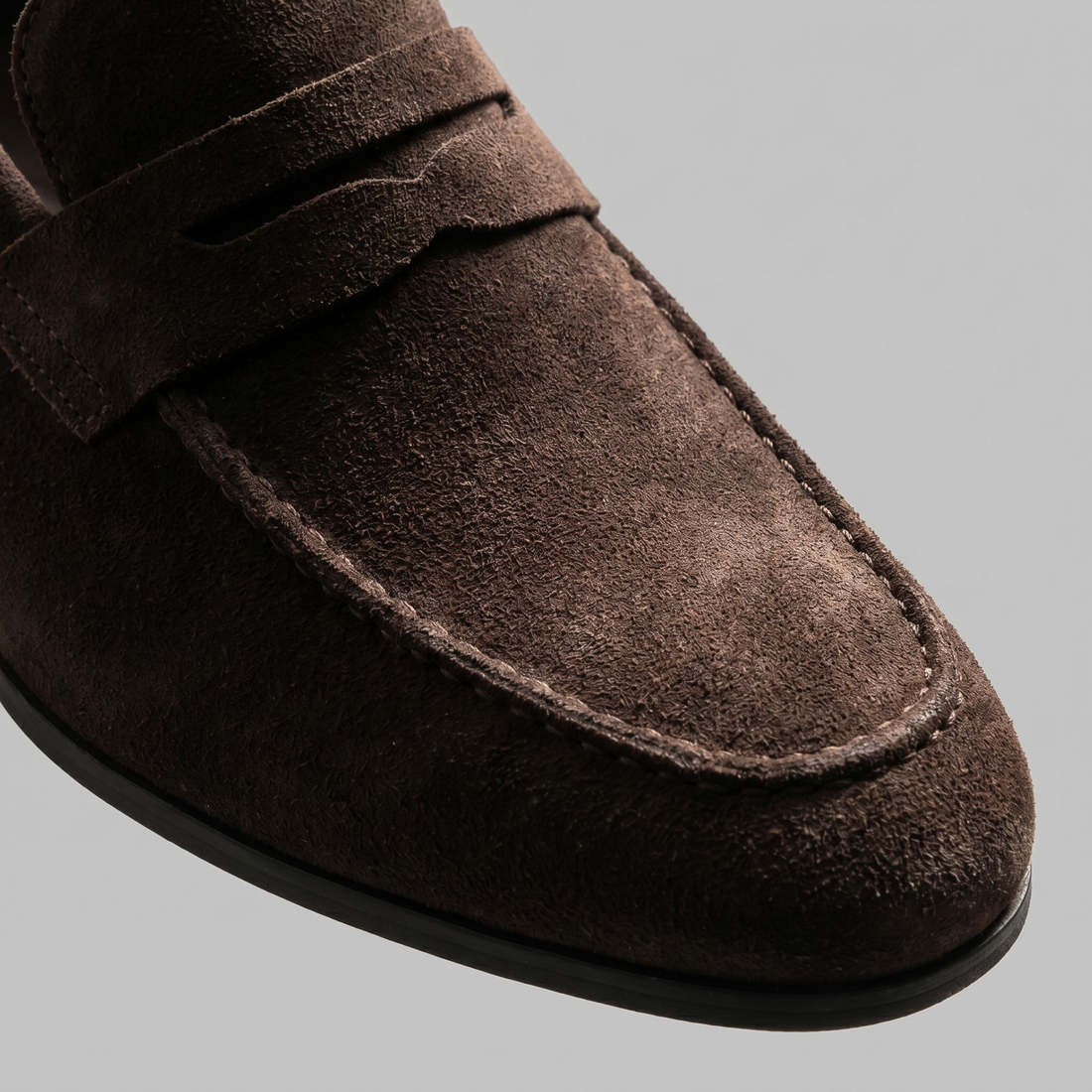 Men's Suede Penny Loafers