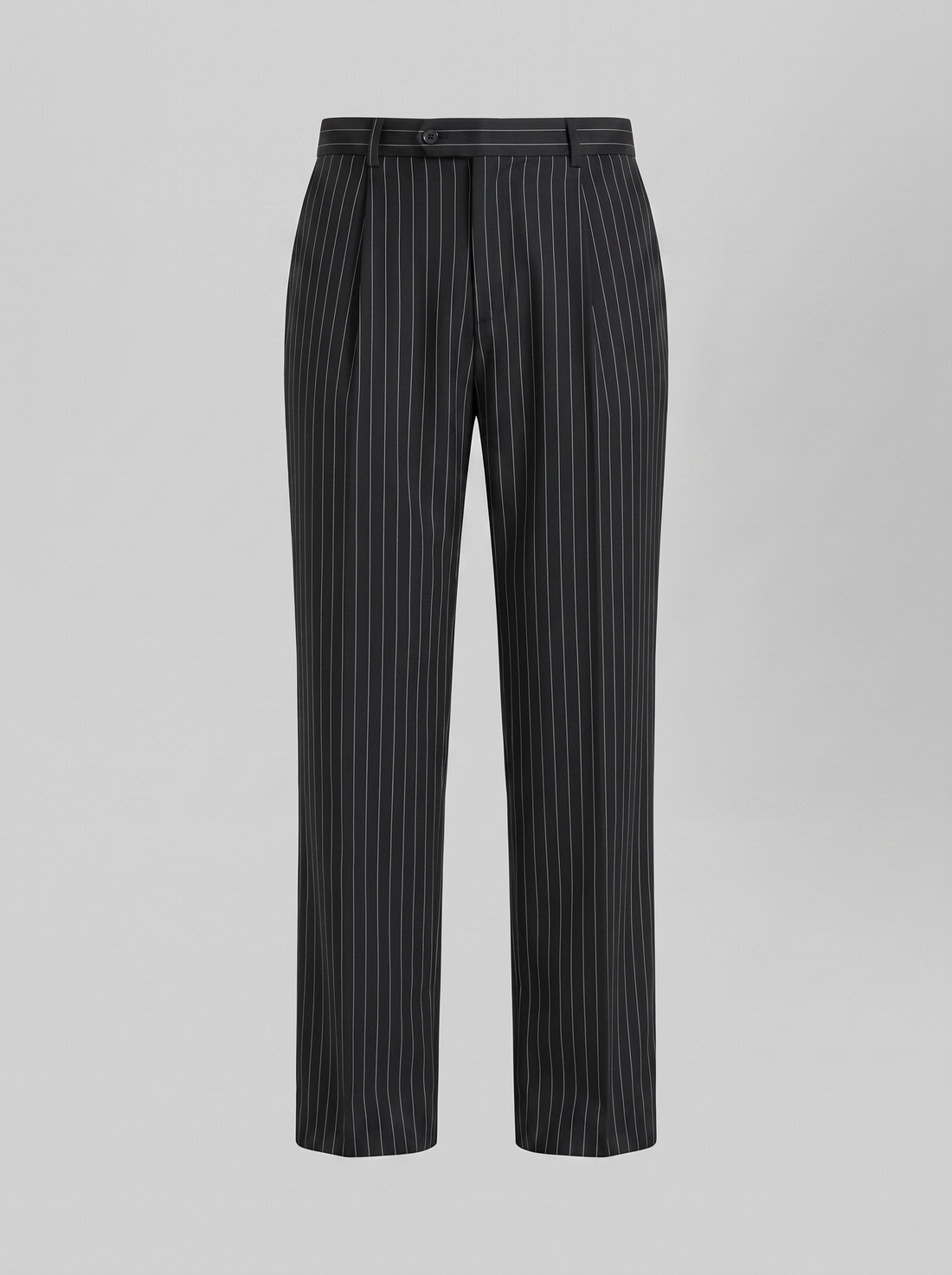 Men's Pinstripe Wide Leg Trousers