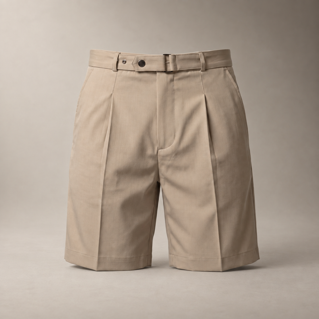 Men's Pleated Tailored Chino Shorts