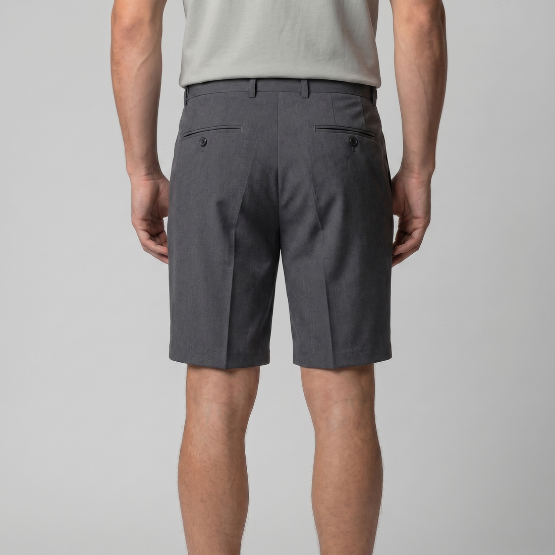 Men's Pleated Tailored Chino Shorts