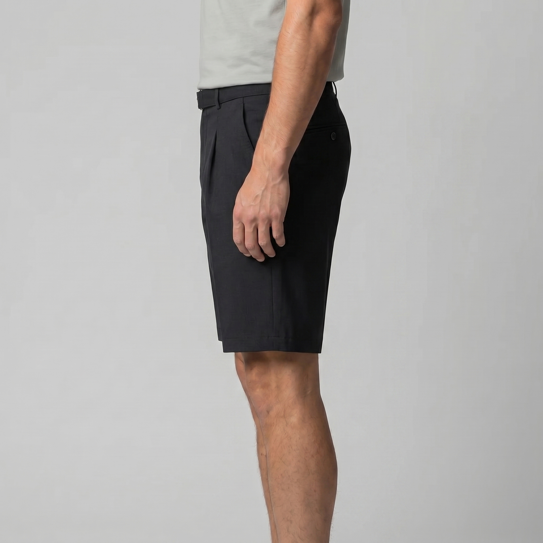 Men's Pleated Tailored Chino Shorts