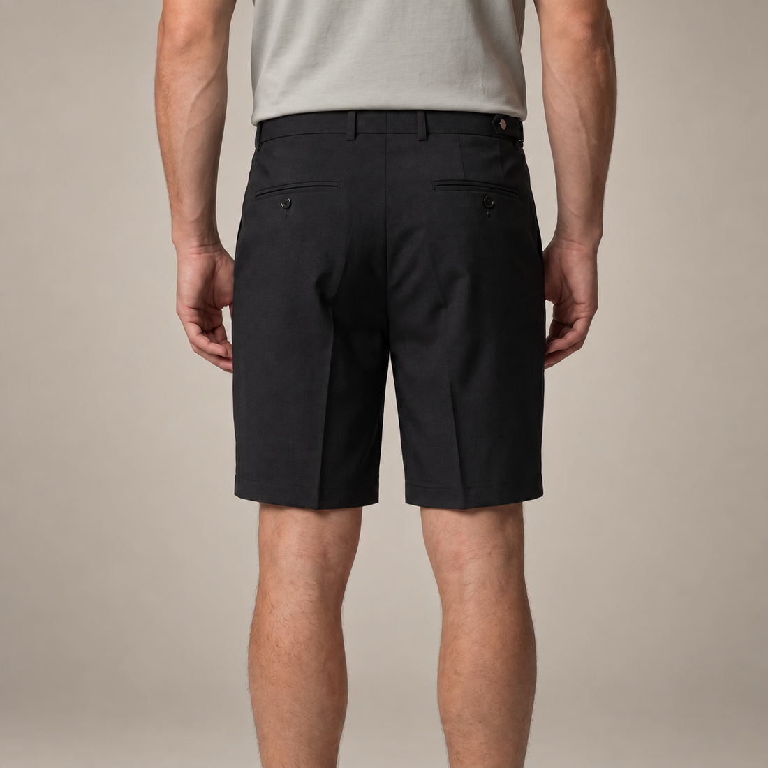 Men's Pleated Tailored Chino Shorts