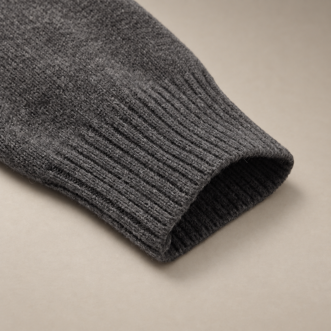 Men's Polo Collar Knit Sweater