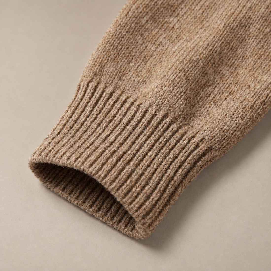 Men's Polo Collar Knit Sweater