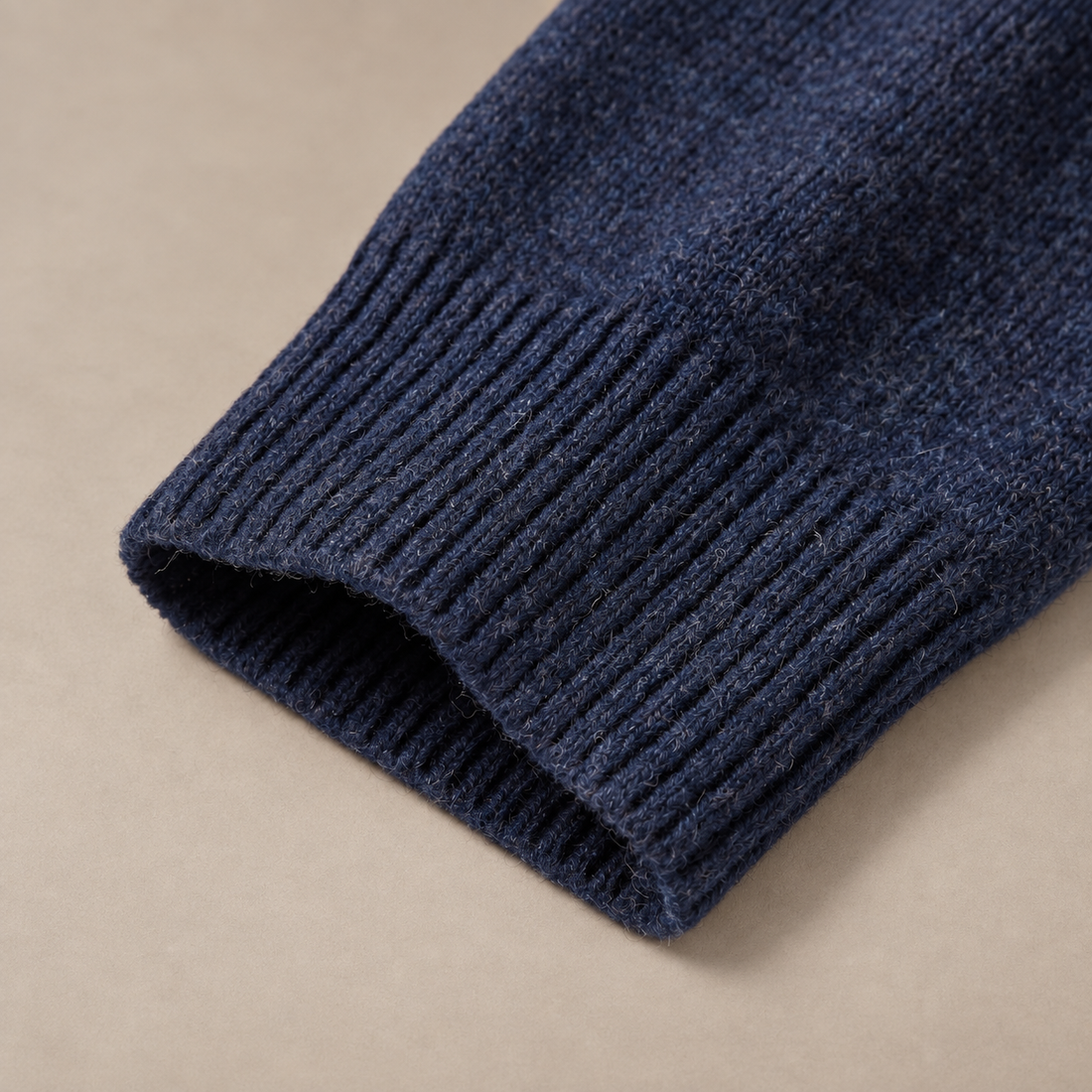 Men's Polo Collar Knit Sweater