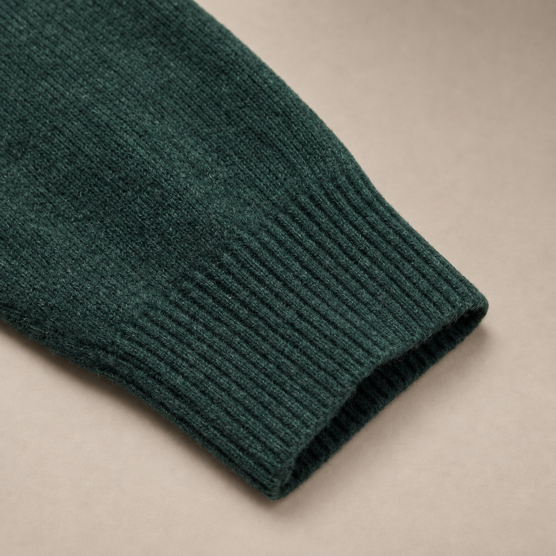 Men's Polo Collar Knit Sweater