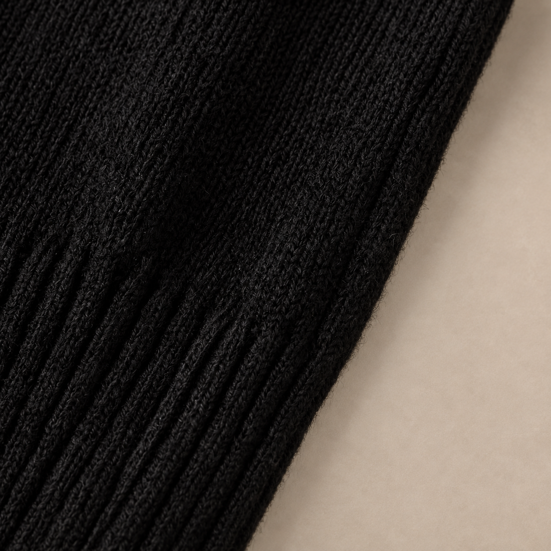 Men's Polo Collar Knit Sweater