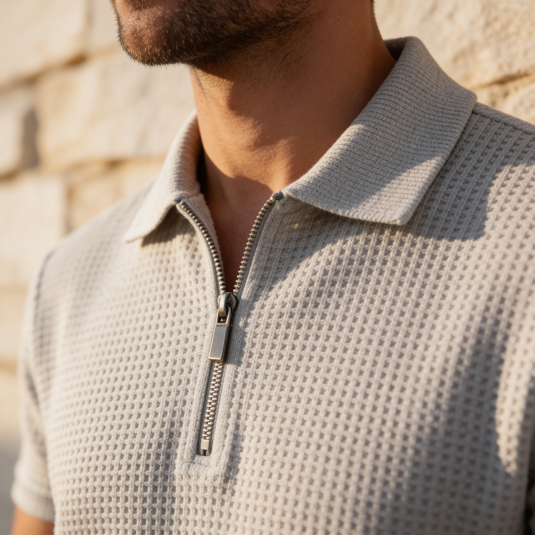Men's Polo Shirt and Shorts Set