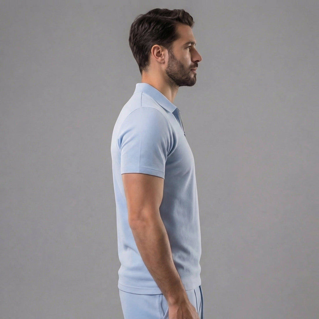 Men's Polo Shirts and Shorts Set for Casual Style