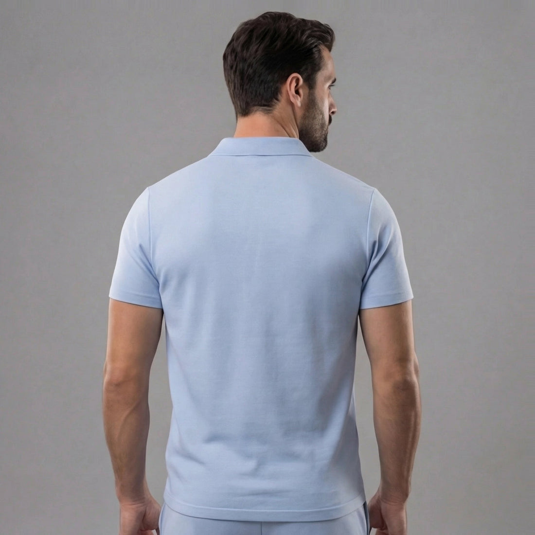 Men's Polo Shirts and Shorts Set for Casual Style