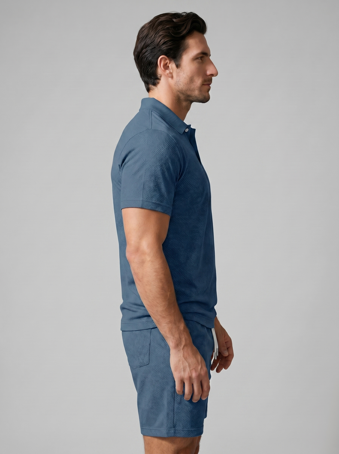 Men's Polo and Shorts Set