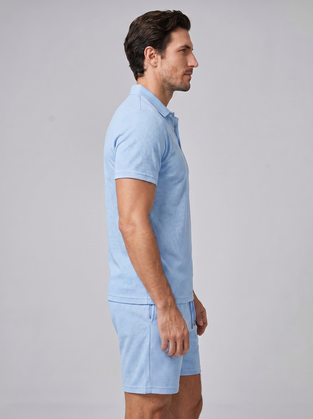 Men's Polo and Shorts Set