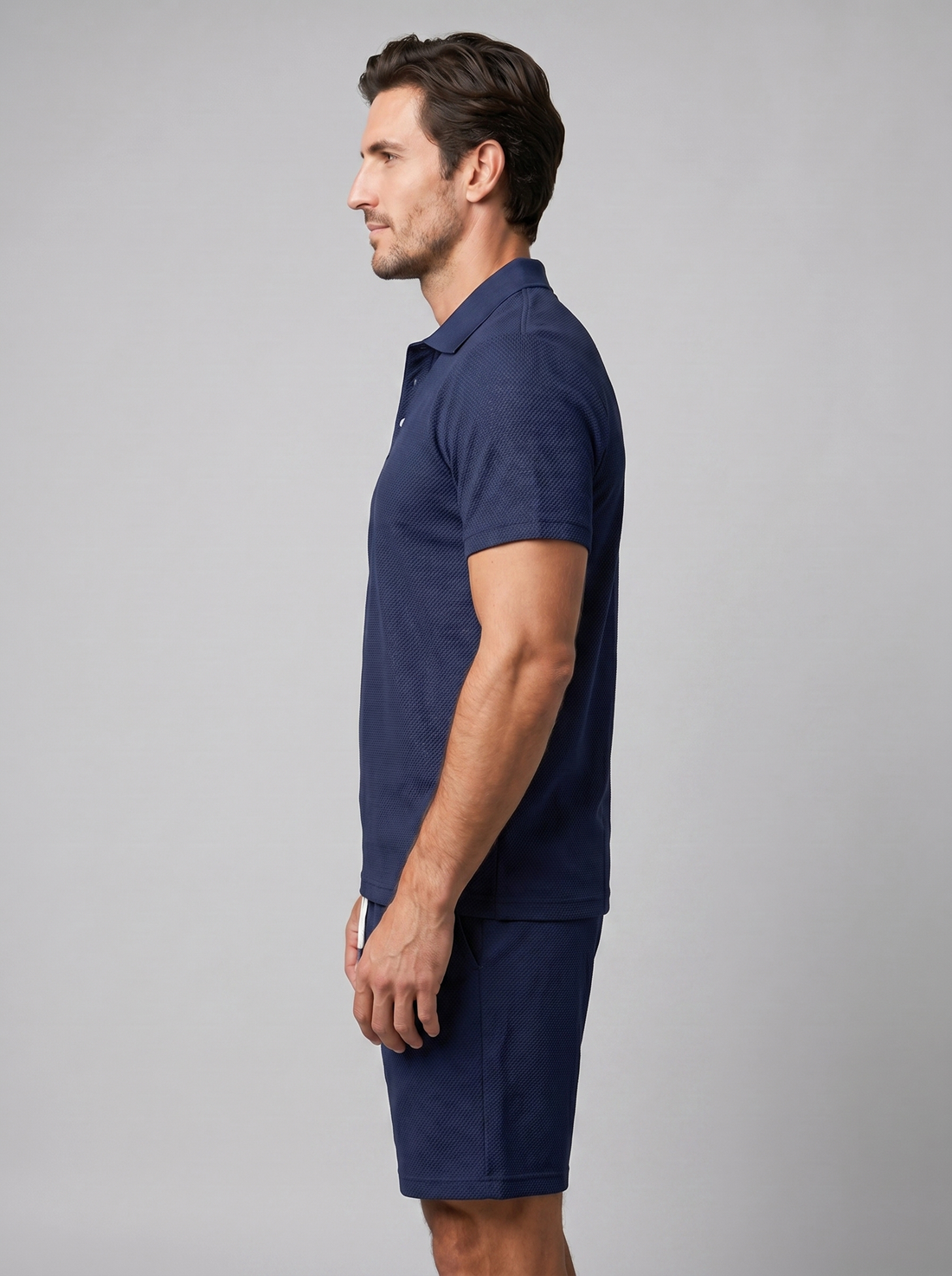 Men's Polo and Shorts Set