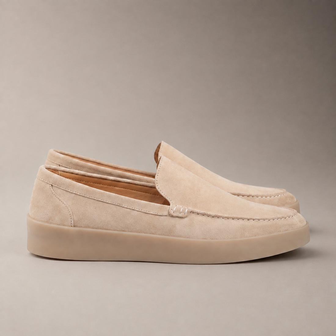 Men's Suede Slip-On Loafers