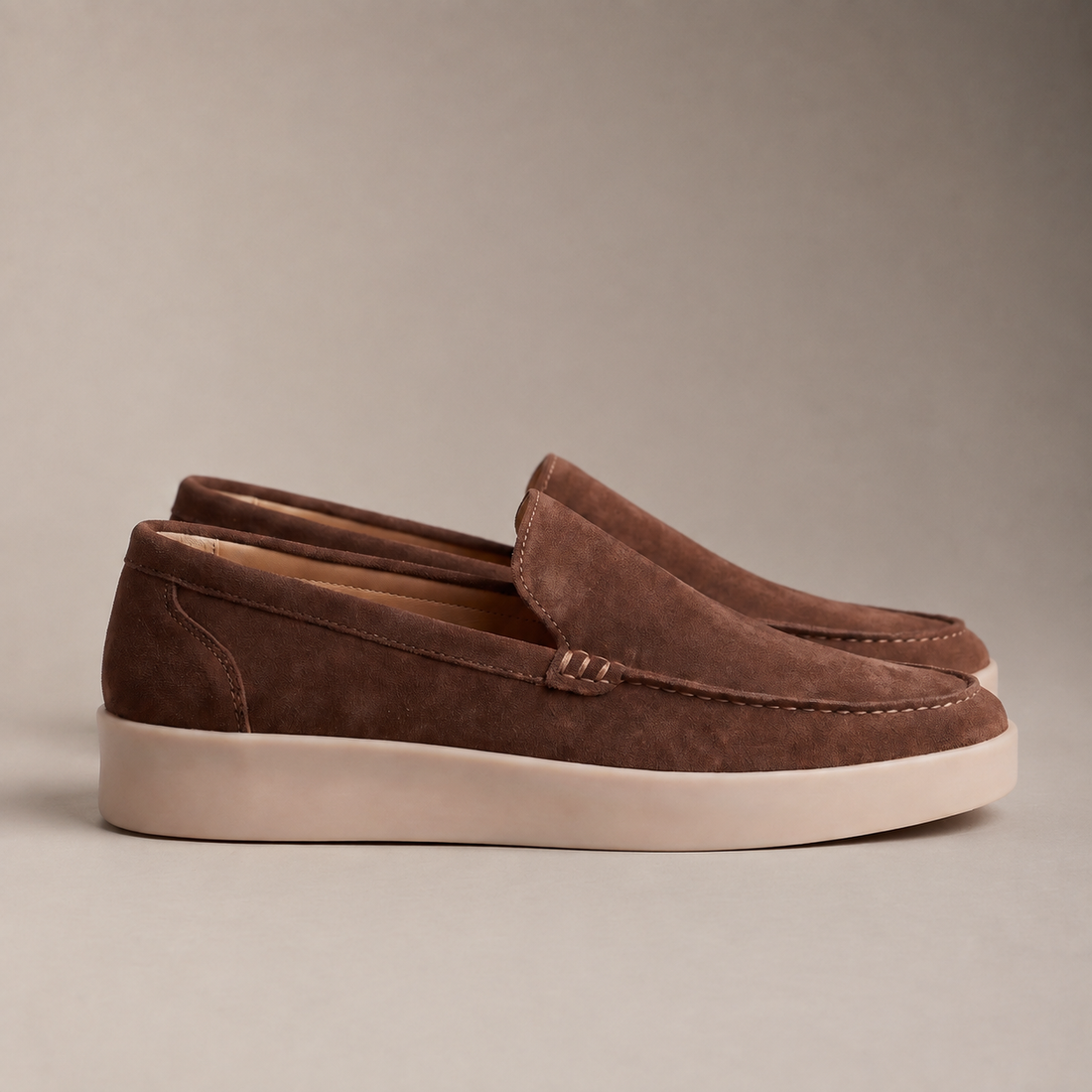 Men's Suede Slip-On Loafers