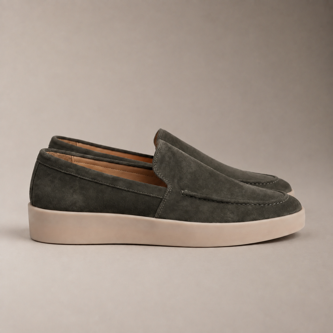 Men's Suede Slip-On Loafers