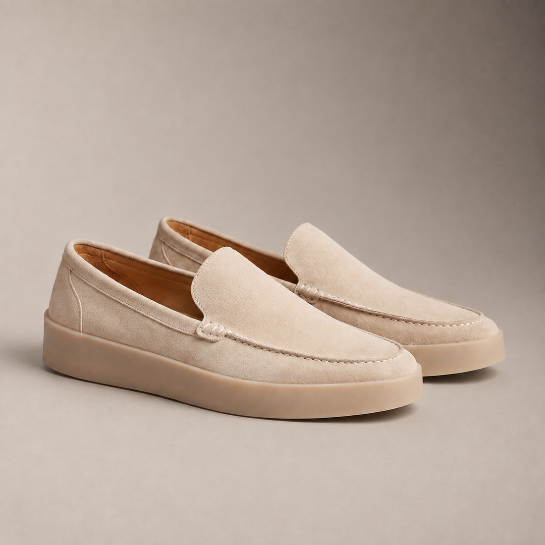 Men's Suede Slip-On Loafers