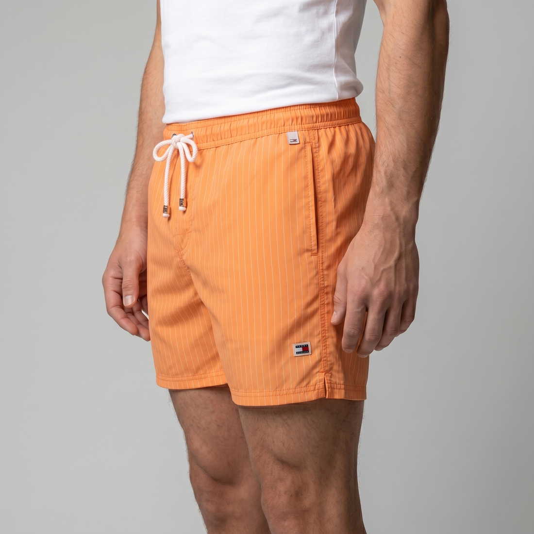 Men's Quick Dry Striped Swim Shorts