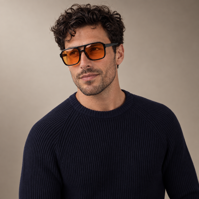 Men's Rectangular Vintage Sunglasses