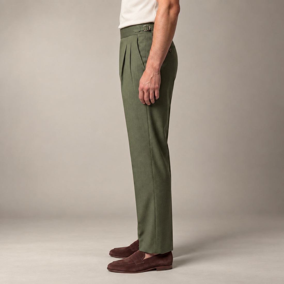Men's Retro Straight Leg Trousers