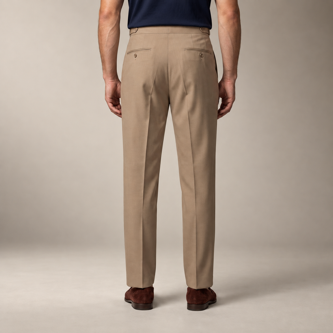 Men's Retro Straight Leg Trousers