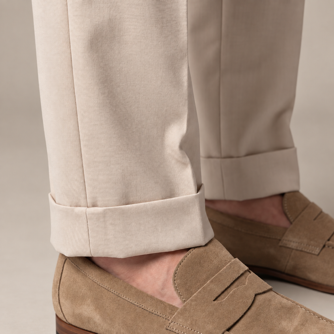 Men's Retro Straight Leg Trousers