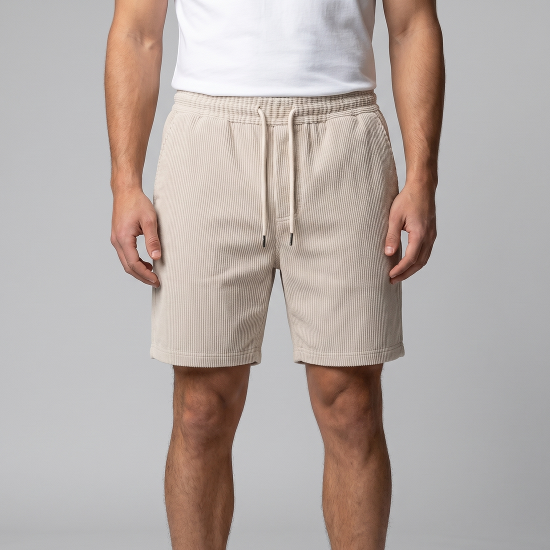 Men's Ribbed Casual Summer Shorts