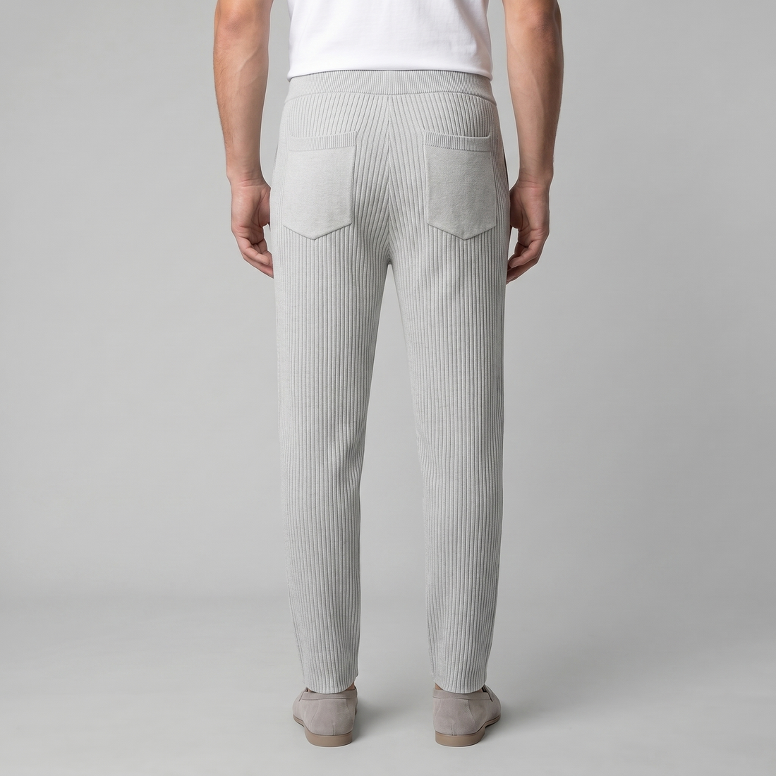 Men's Ribbed Trousers for Casual Comfort