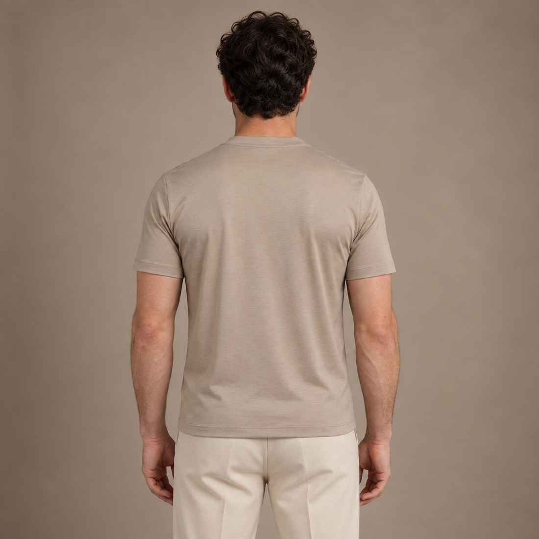 Men's Shiny Crewneck T-Shirt