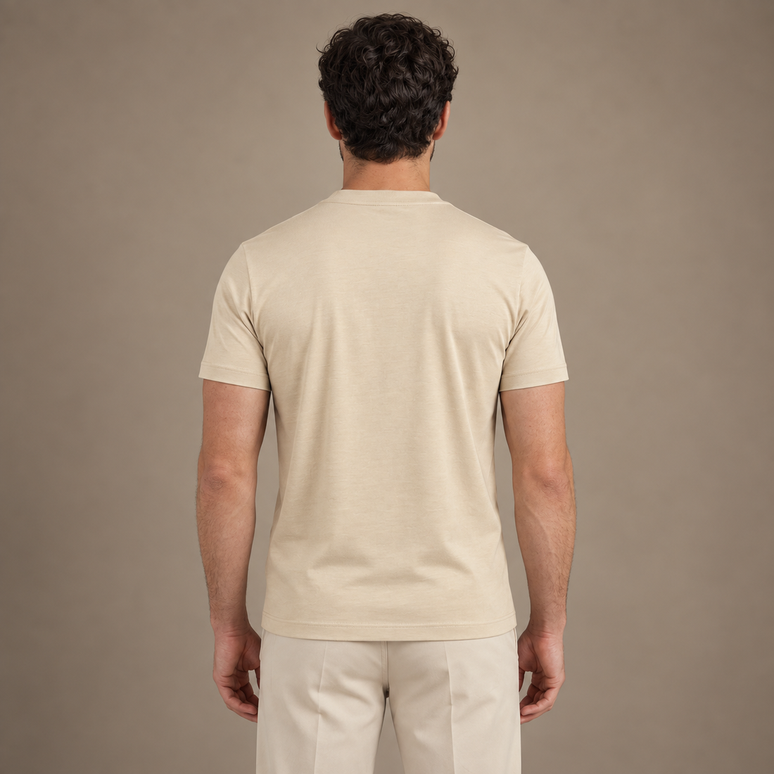 Men's Shiny Crewneck T-Shirt