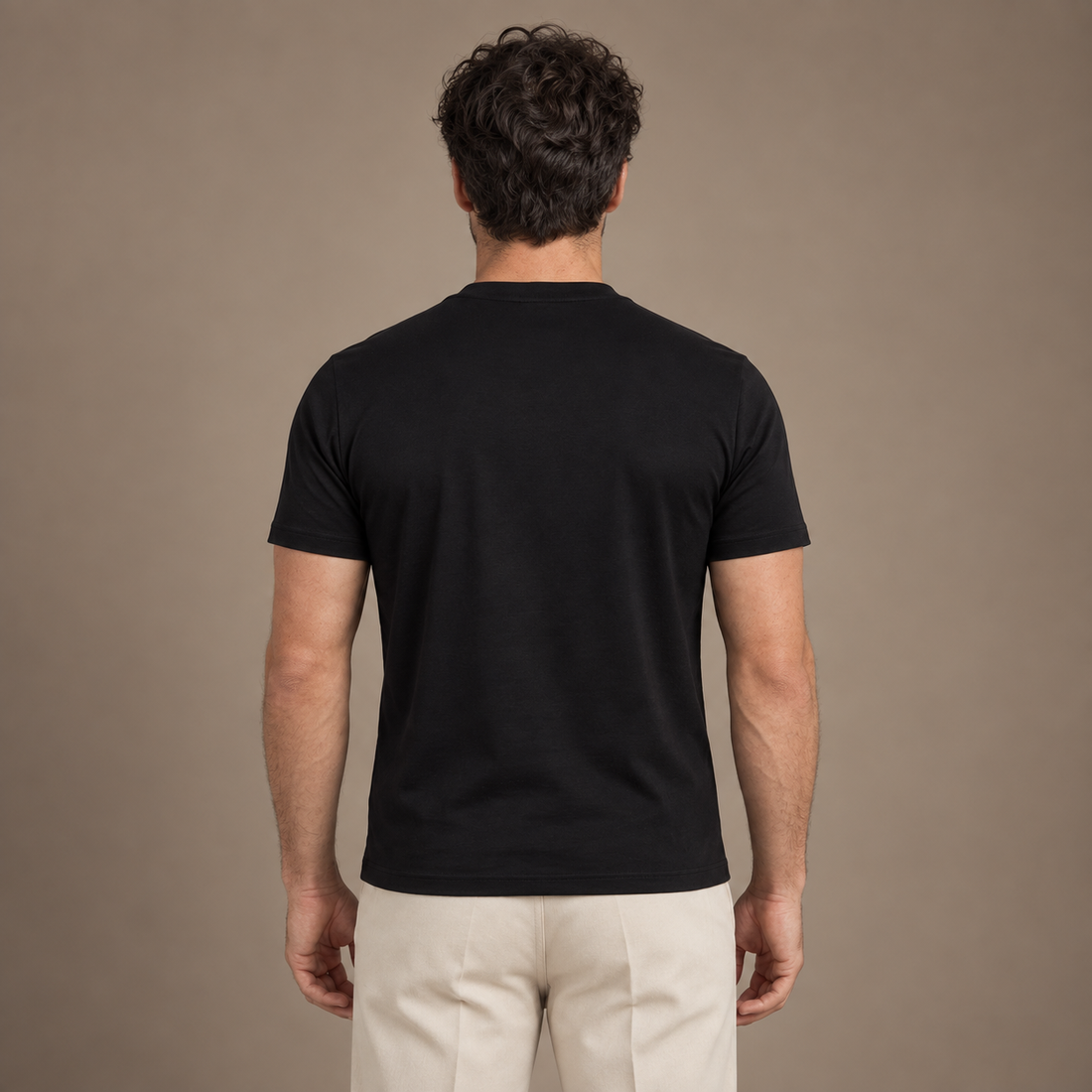 Men's Shiny Crewneck T-Shirt
