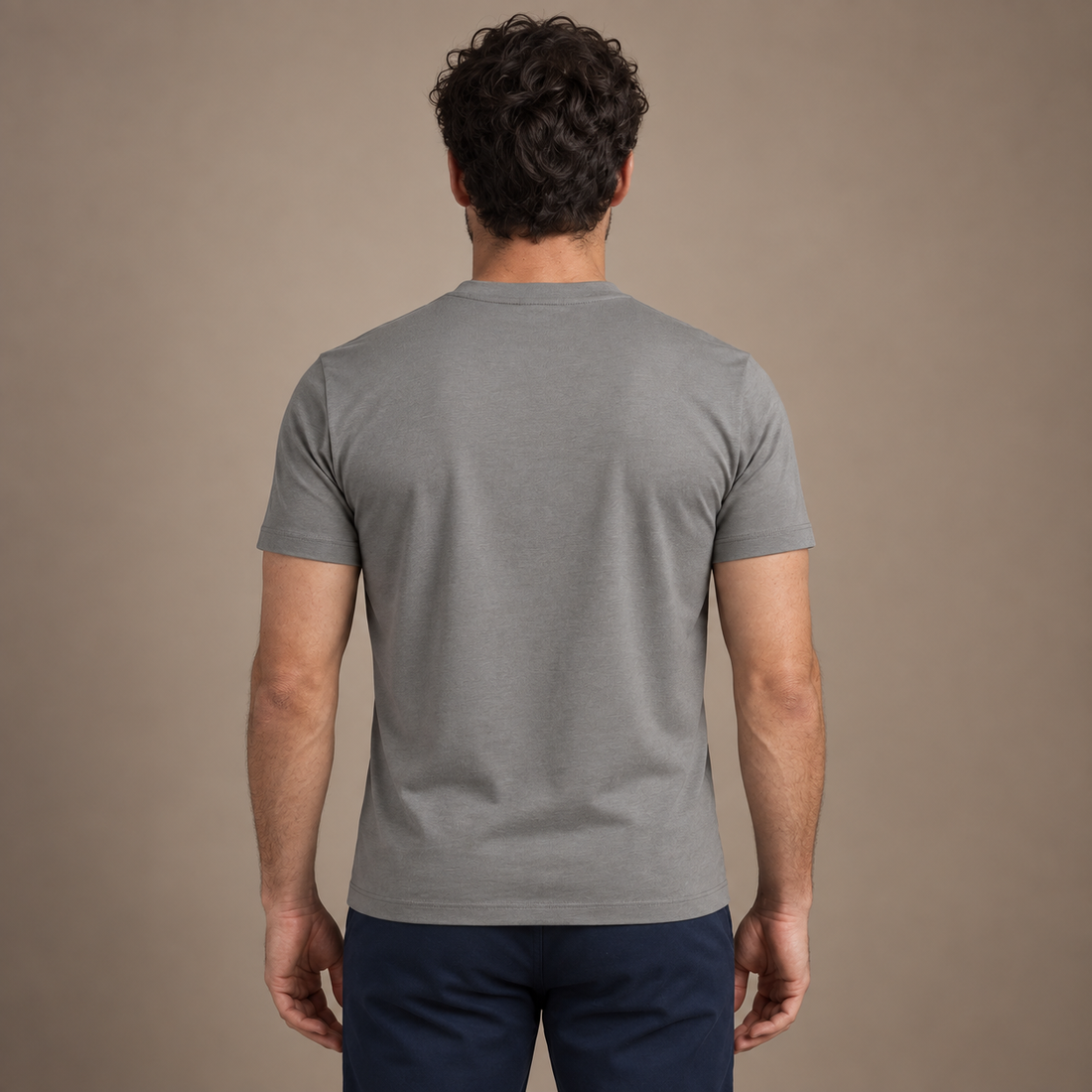 Men's Shiny Crewneck T-Shirt