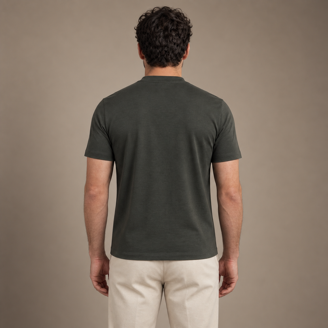 Men's Shiny Crewneck T-Shirt