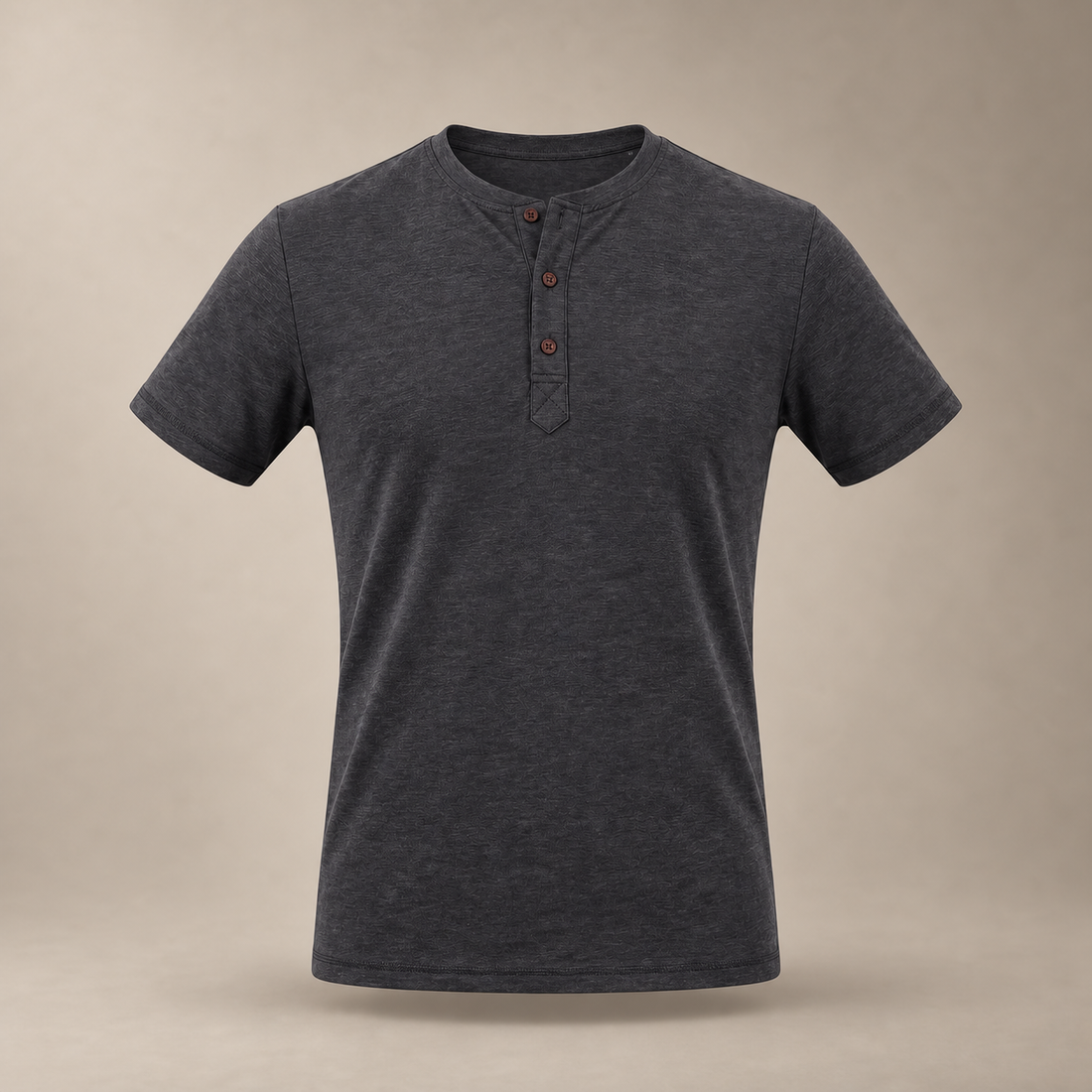Men's Short Sleeve Henley Shirt