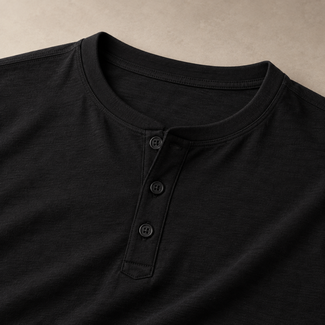 Men's Short Sleeve Henley Shirt