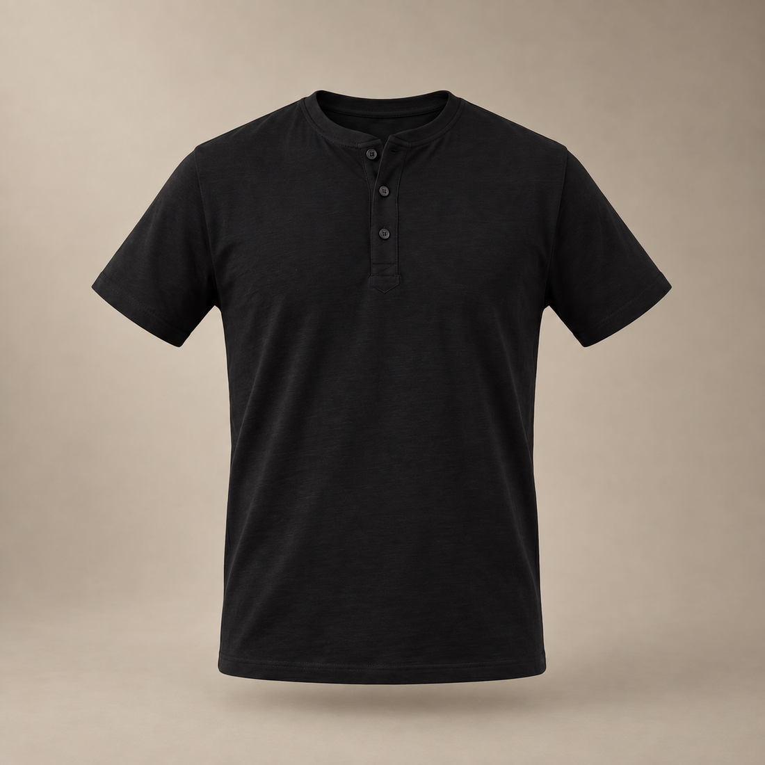 Men's Short Sleeve Henley Shirt