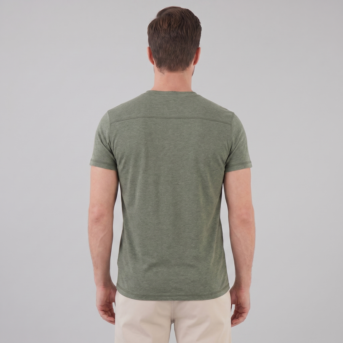 Men's Short Sleeve Henley Shirt