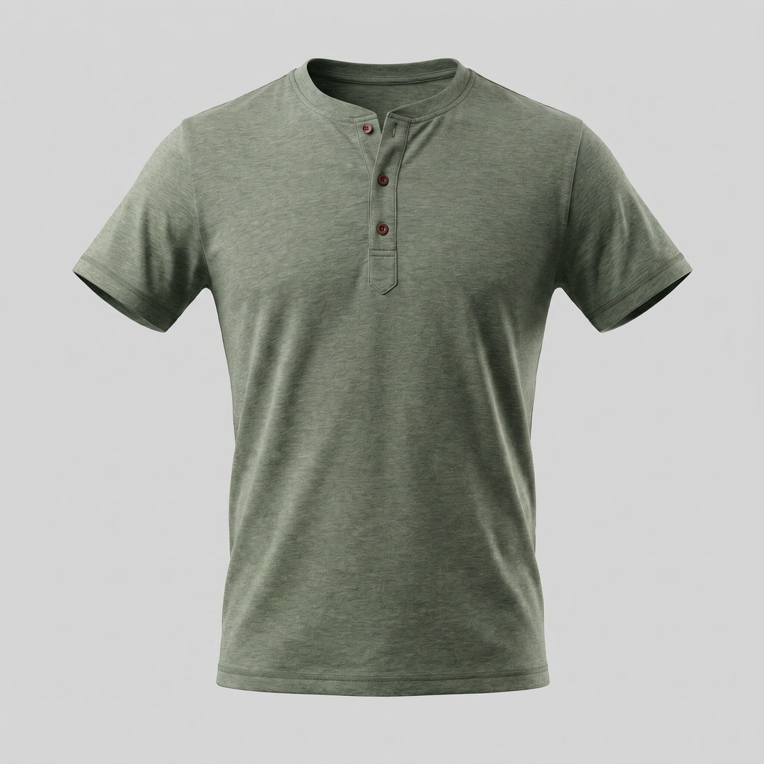 Men's Short Sleeve Henley Shirt