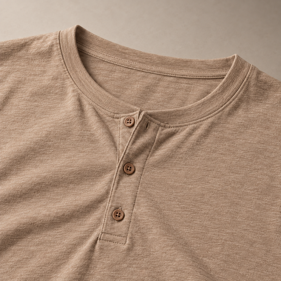 Men's Short Sleeve Henley Shirt